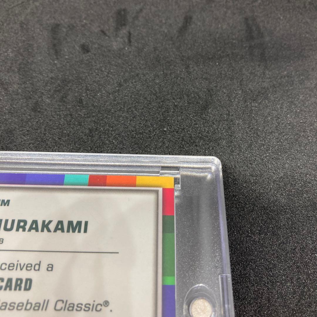 [５枚限定] topps wbc 村上宗隆　ベースレリックカード