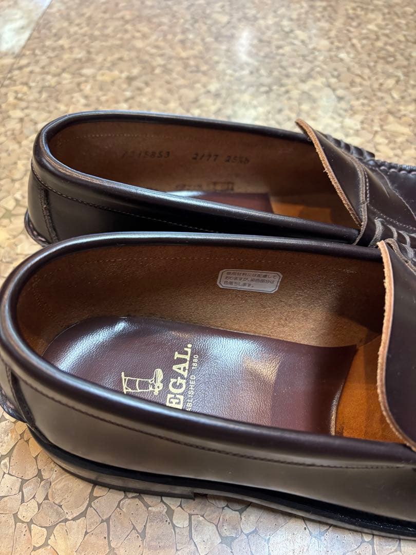 REGAL ダークブラウン ローファー