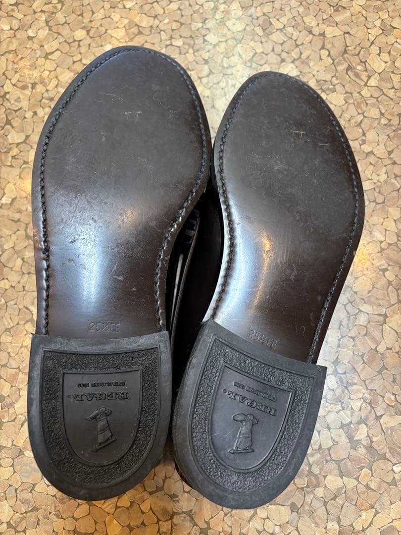 REGAL ダークブラウン ローファー