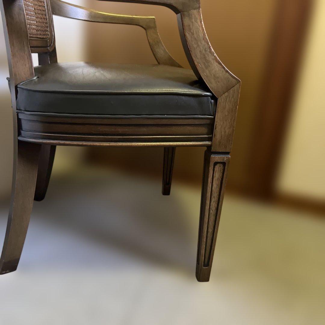 maruni/マルニ 地中海ロイヤル　「シャルル」 本革張りアームチェア