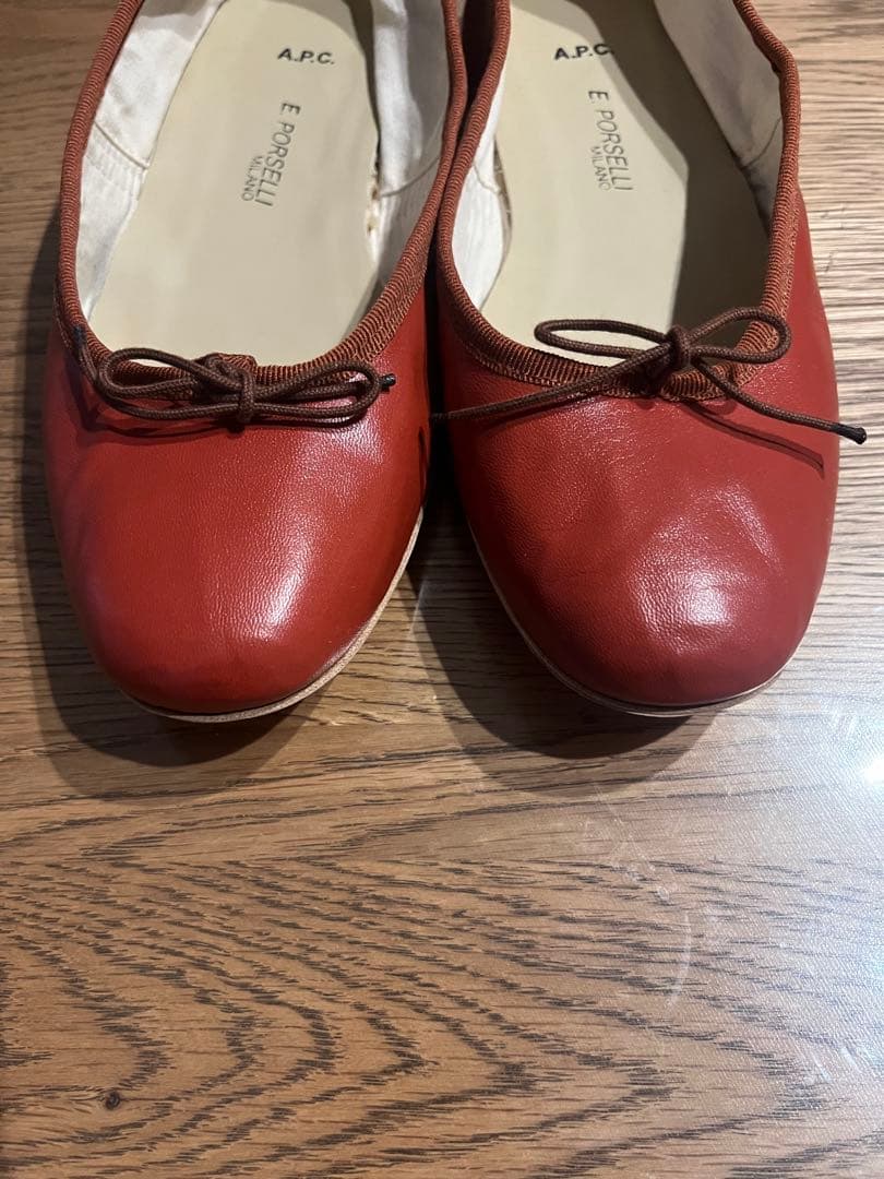 新品　E.PORSELLI APC バレエシューズ　38