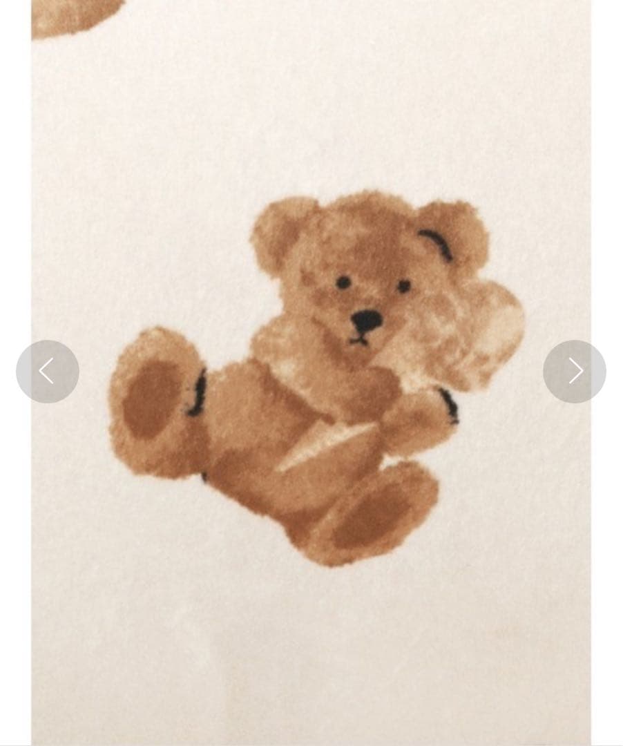 【限定 大人気 完売商品】 テーブルクッション くま ジェラピケ