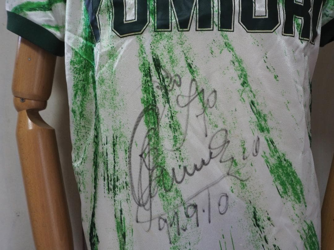 初代ヴェルディ川崎 ユニフォーム ラモス瑠偉 サイン入り L