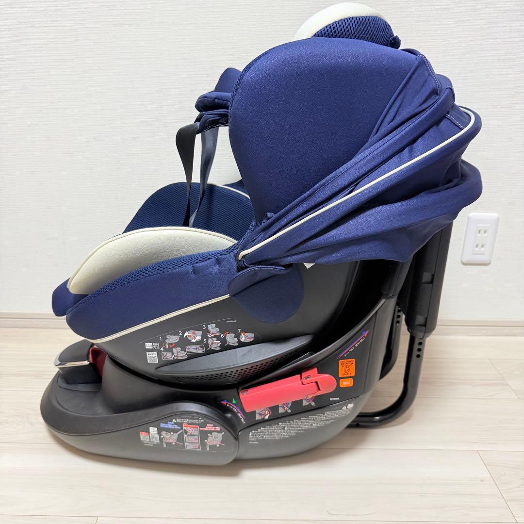 美品✨エールべべ クルット5s グランス 高級 上級モデル ネイビー 新生児対応