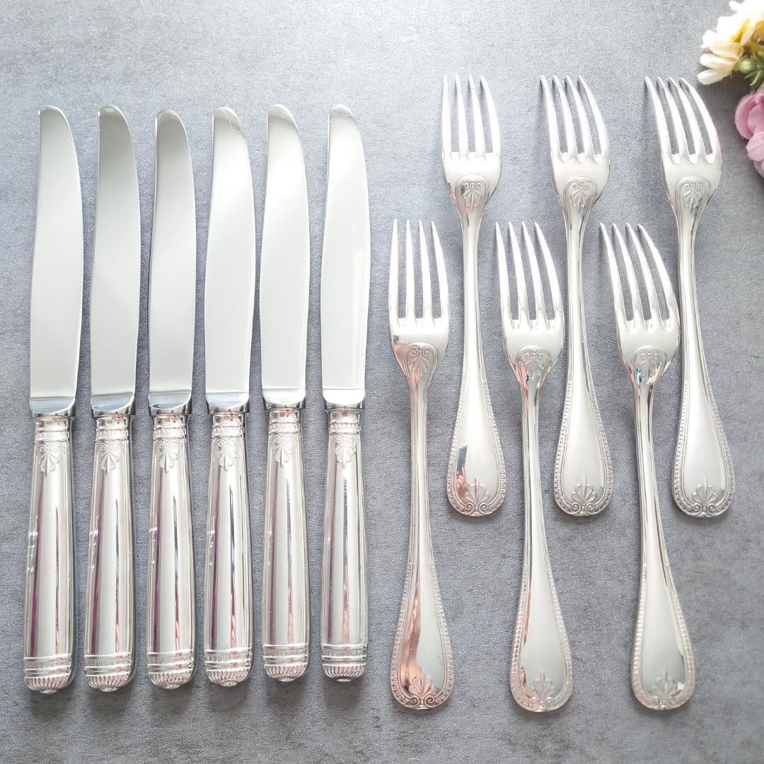 クリストフル マルメゾン テーブルナイフ テーブルフォーク 12点