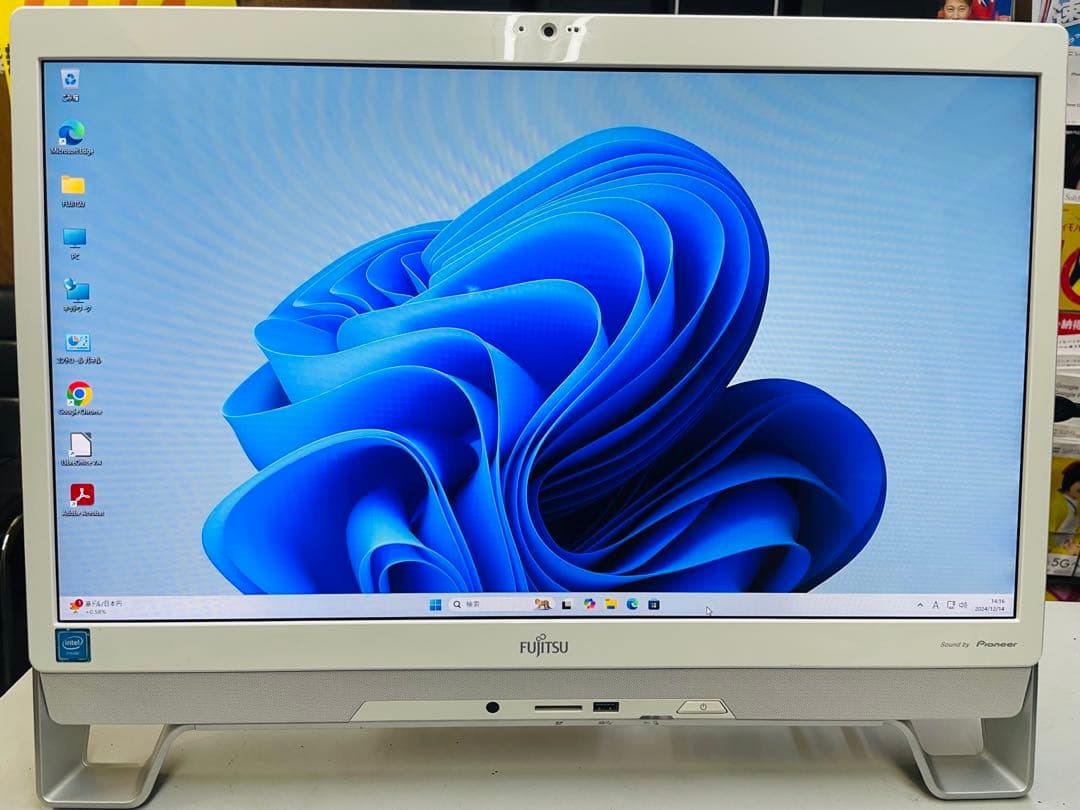 500GBSSD初期設定済みSSD Windows11富士通23型一体型パソコン