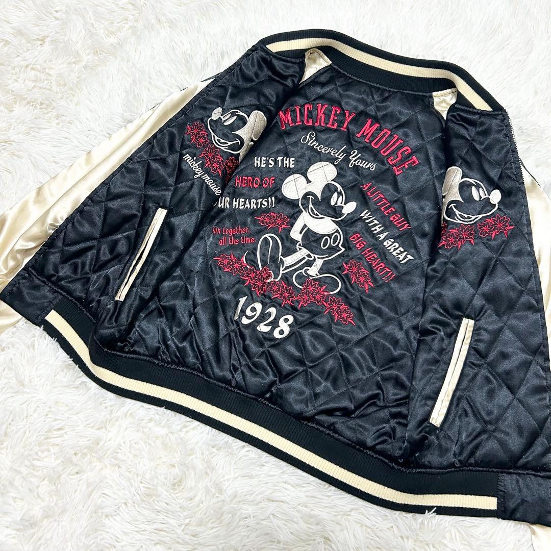 Disney　ディズニー　リバーシブルスカジャン　黒