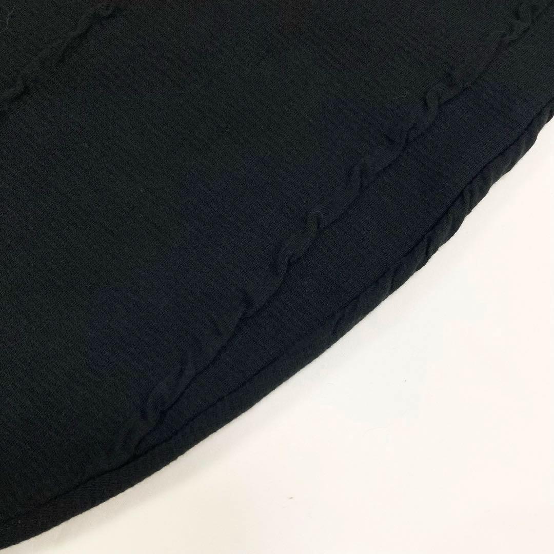 Ｙ's ワイズ 美品 21AW ジャガード ハイネック カットソー 黒2