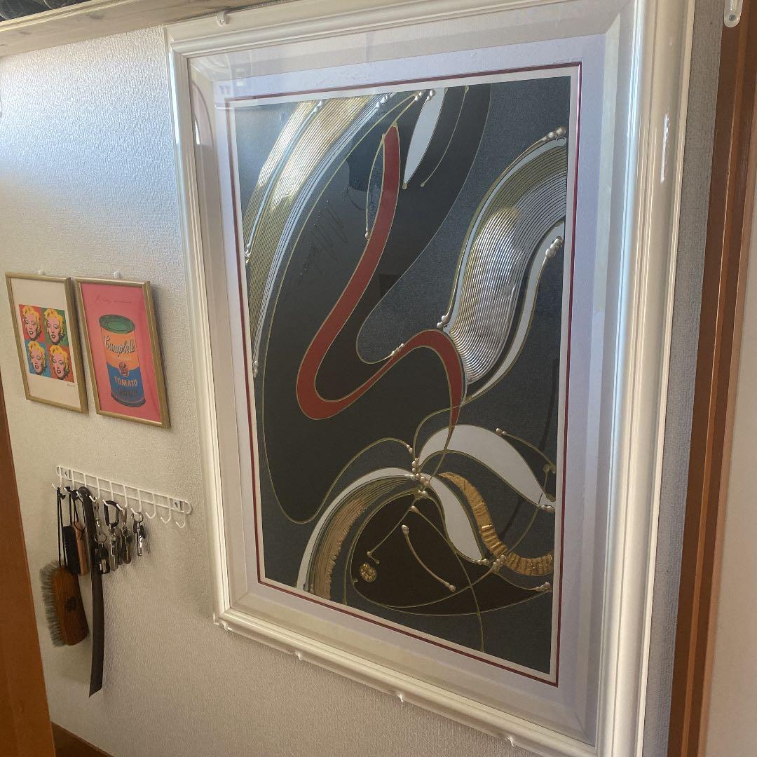 絵画版画油絵★マーティロ・マヌキアンResurgent Flight復活飛行