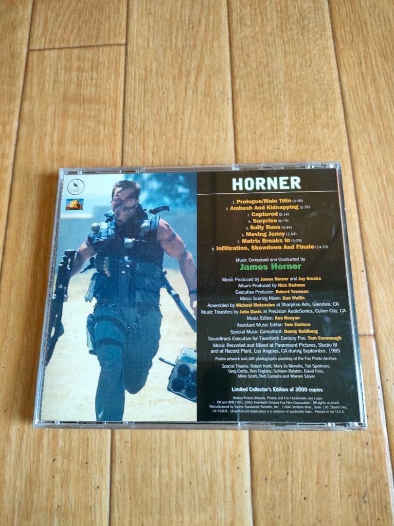 レア 2003年盤 3000枚限定 コマンドー サウンドトラック OST