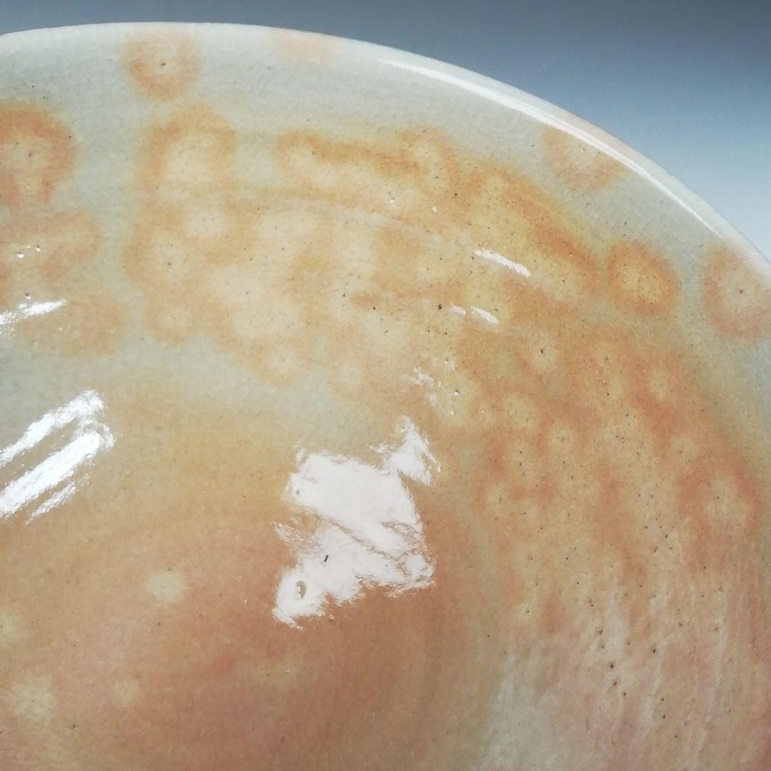 Ｔ４３８　茶碗　『萩焼』『杉山芳寿 造』　共箱　抹茶碗　茶道具