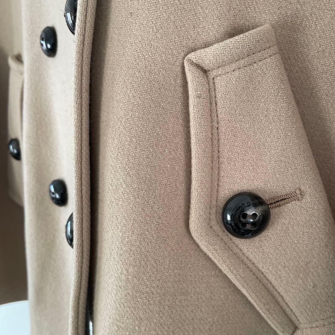 ✨ 【BURBERRY】バーバリー ウール ケープ風ショートコート（キャメル)