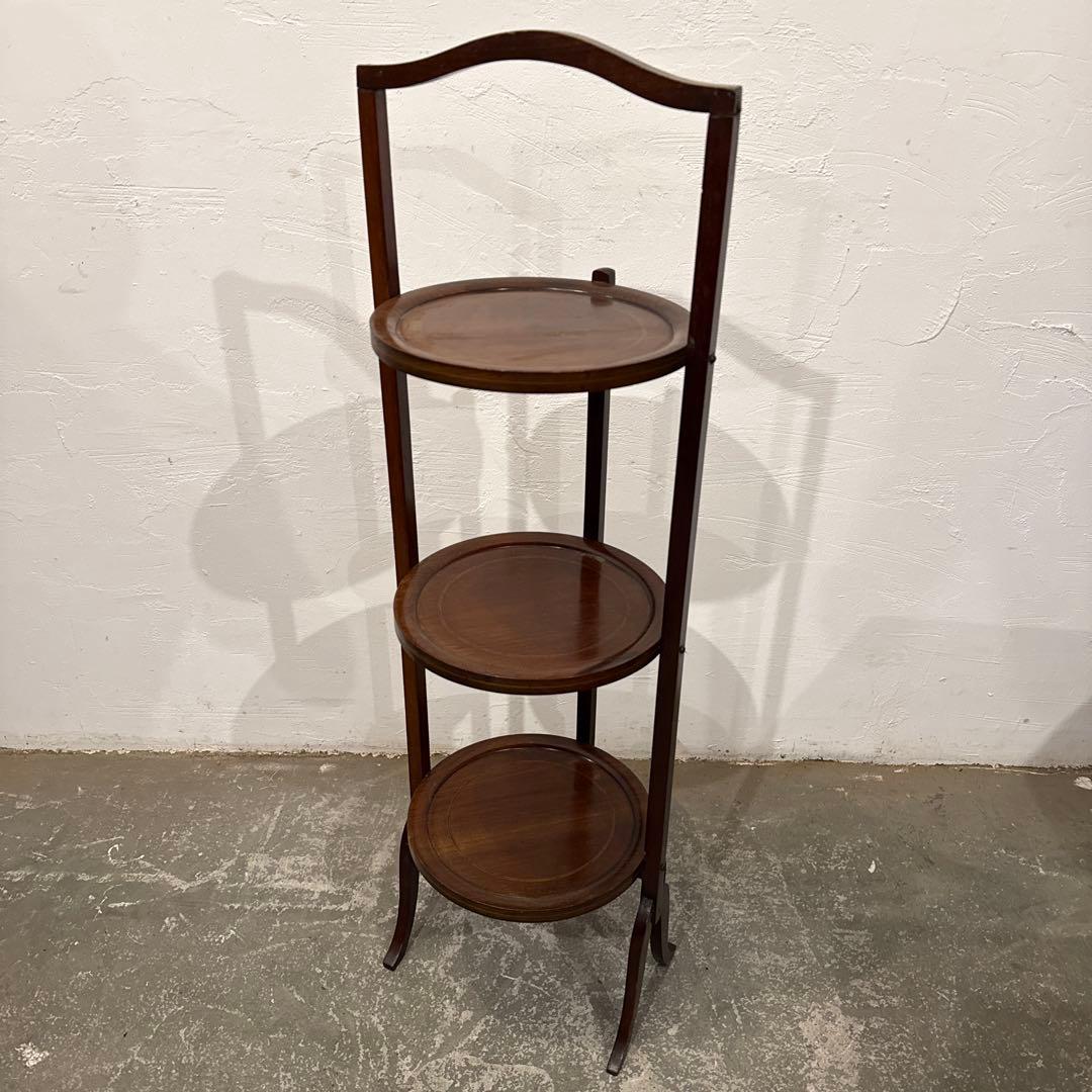 年末年始saleヴィンテージ　ケーキスタンド　イギリス　花台　サイドテーブル