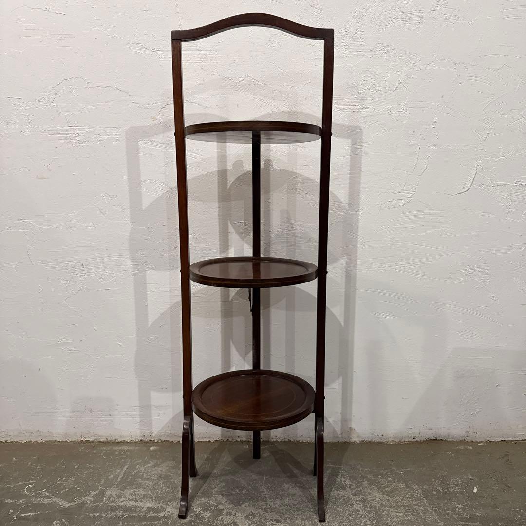 年末年始saleヴィンテージ　ケーキスタンド　イギリス　花台　サイドテーブル