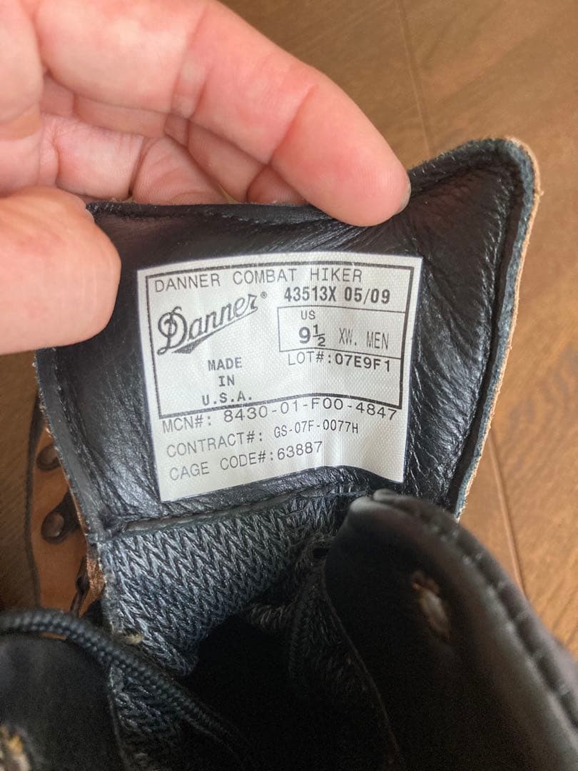 実物　コンバットハイカー　廃番　DANNER ダナー 43513