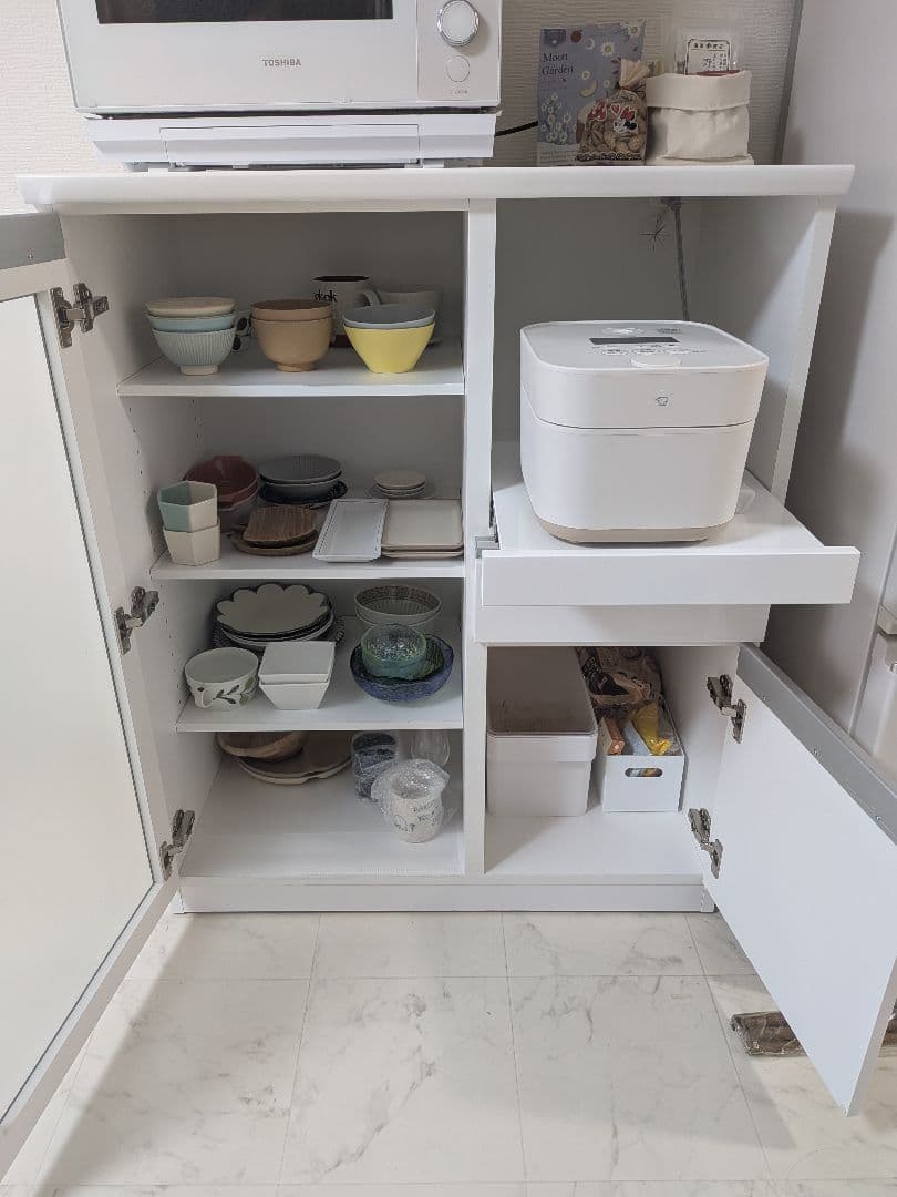 【emi】極美品 ニトリ 幅90×奥行50×高さ110 キッチンカウンター