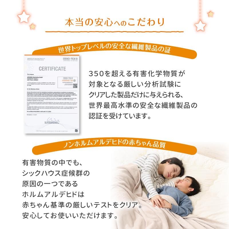 敷布団セット　300cm幅　厚さ15センチ　上層部+下層部セット　アイボリー