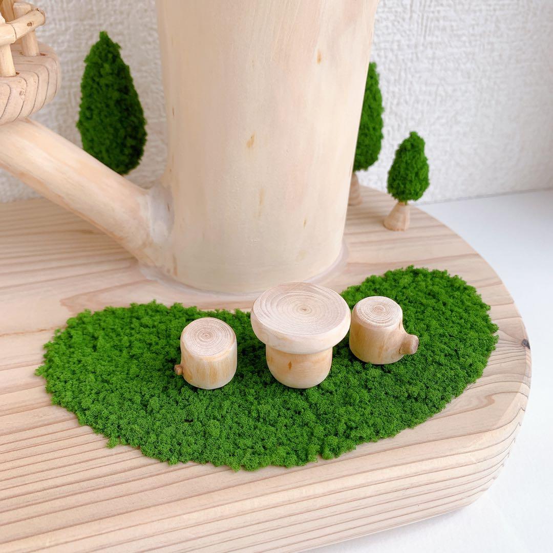 木製　ツリーハウス 白木