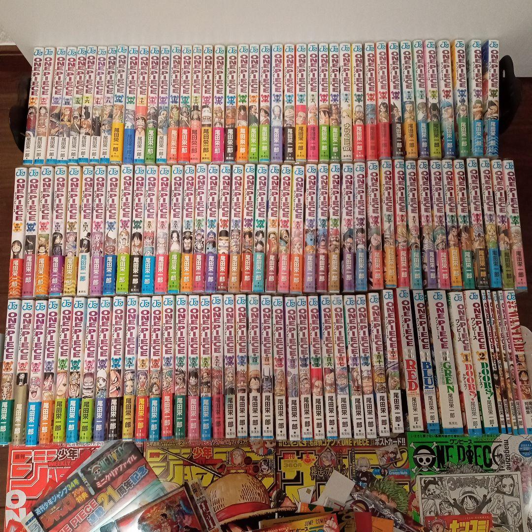 ONE PIECE 全巻1〜111巻　全巻　初　帯付き　コミックスニュース等