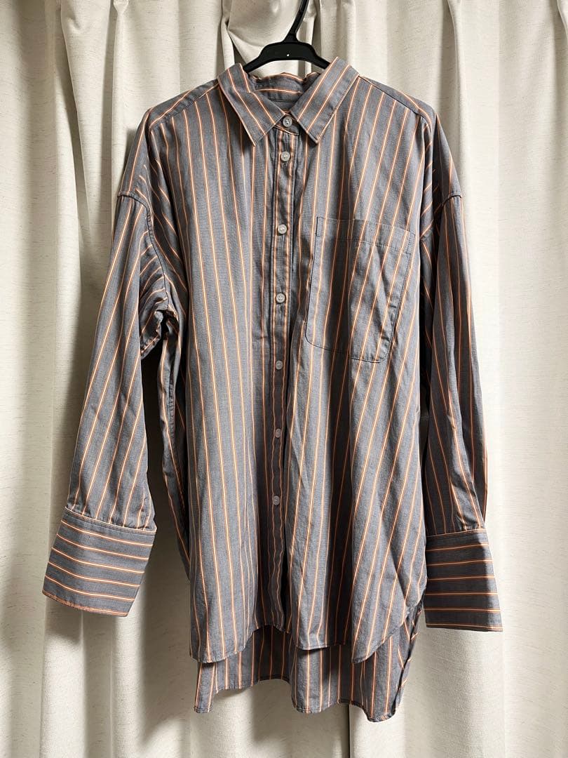 【完売品】スピック&スパン　a&m マルチストライプシャツ