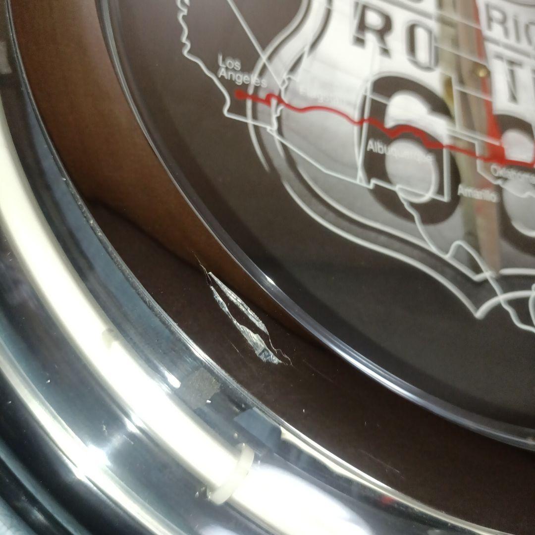 ネオン管 掛け時計 インテリア