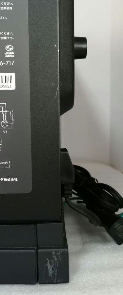 バルミューダデザイン　オーブンレンジ　ブラック　22年製　052