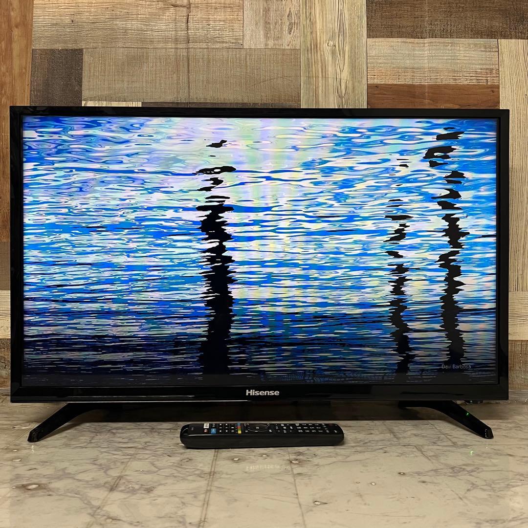 即日受渡❣️3年前購入全国送料込ハイセンス32型YouTube.U-NEXT