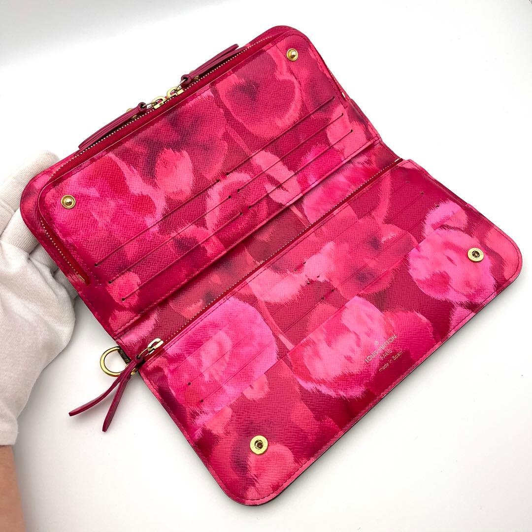 極美品✨️限定希少品 ヴィトン ポルトフォイユ アンソリット イカットフラワー
