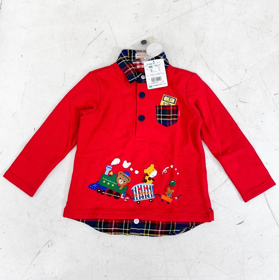 よ*こ様 K9107 ミキハウス 長袖トップス パンツ 6枚 セット 100サイ