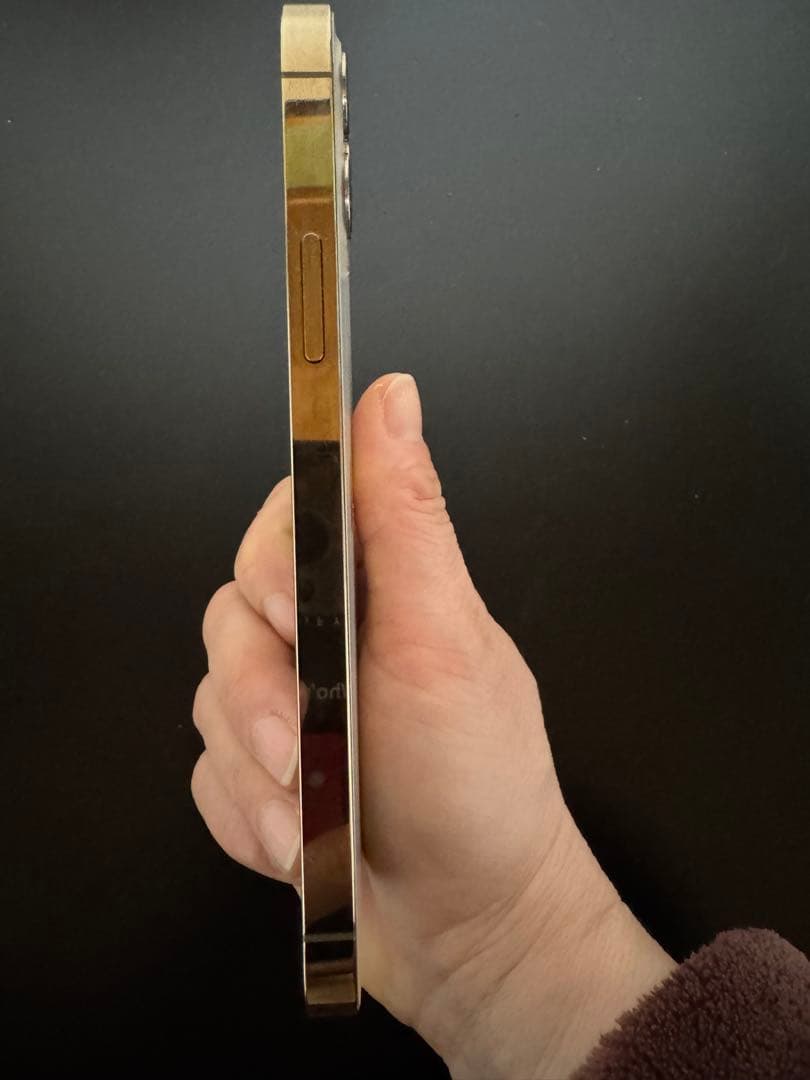 Apple iPhone 12Pro ゴールド iface付き