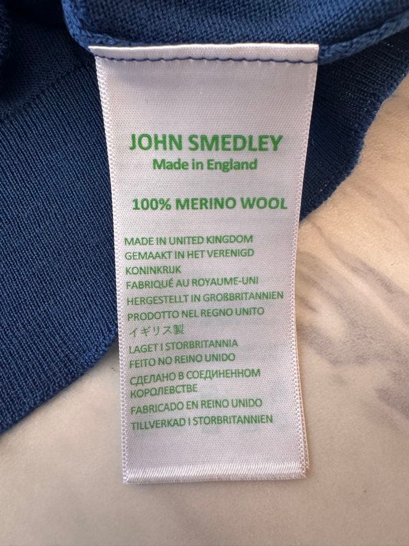 【新品未使用】JOHN SMEDLEY（ジョンスメドレー）クルーネック ニット