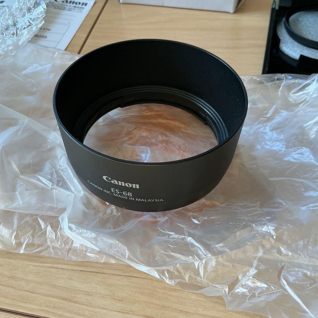 キヤノン　レンズ　EF 50mm f1.8 STM レンズフード　レンズフィルタ