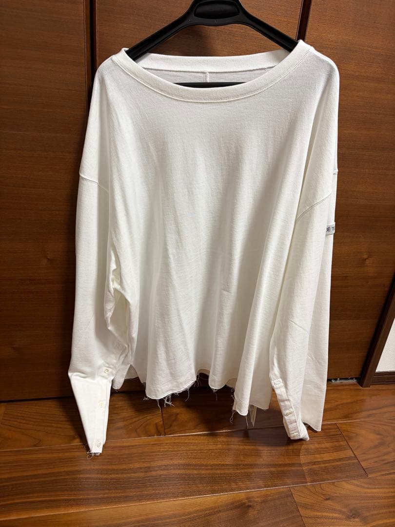 カットオフカフスロンTee (WHITE)