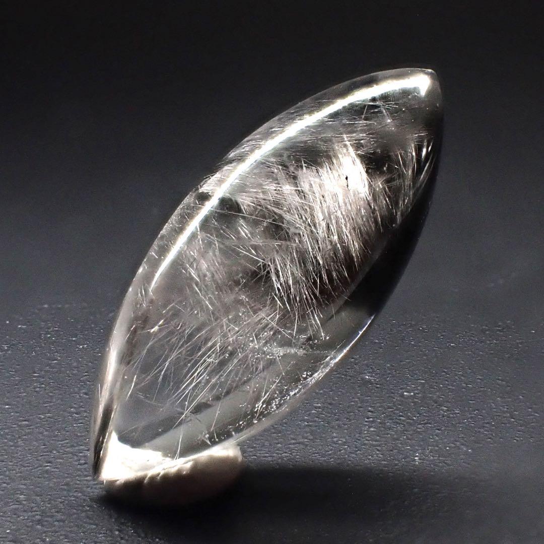 【ブラジル/バイーア産】プラチナルチルクォーツ(ブルッカイトインクォーツ)