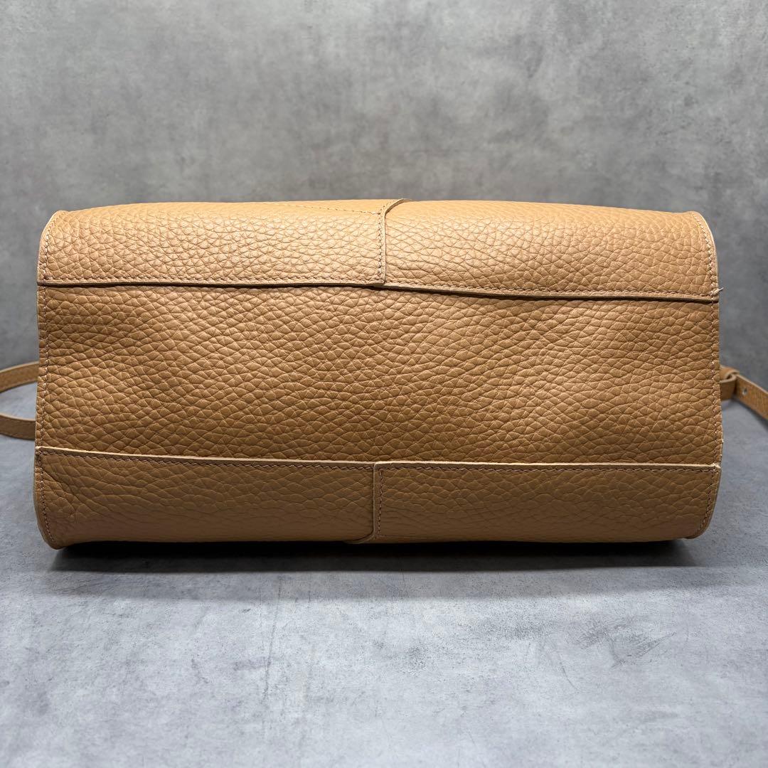 バッグ GIANNI CHIARINI Leather 2WAY Tote Camel