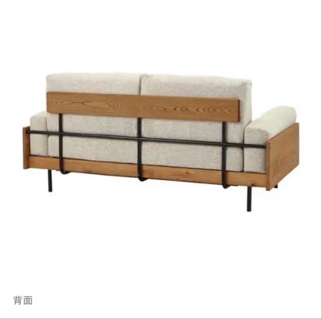 「unico TREL 2.5シーター｜ウニコ ソファ ナチュラル 美品」