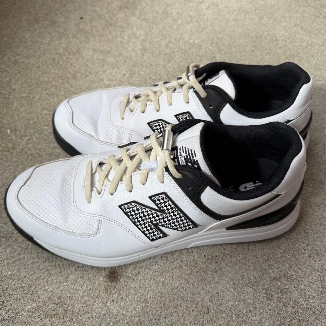 ニューバランス ゴルフシューズ 574 スパイクレス 25.5