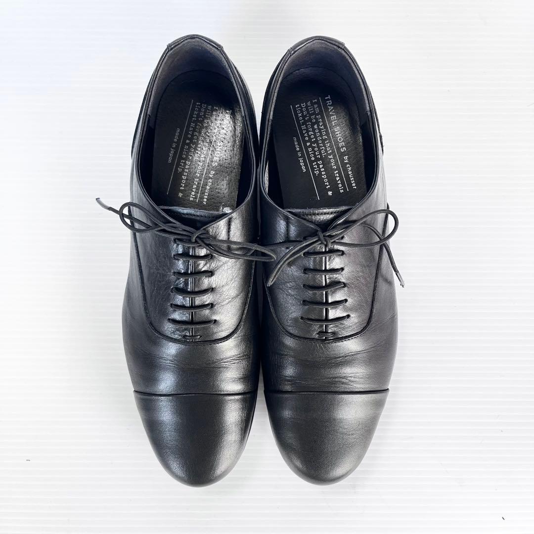 美品✨ Chausser ショセ トラベルシューズ スト レートチップ 24.5
