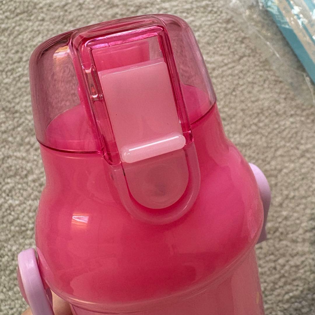 ハローキティ　プッシュ式プラボトル 480ml 直飲み水筒　平成レトロ　激レア