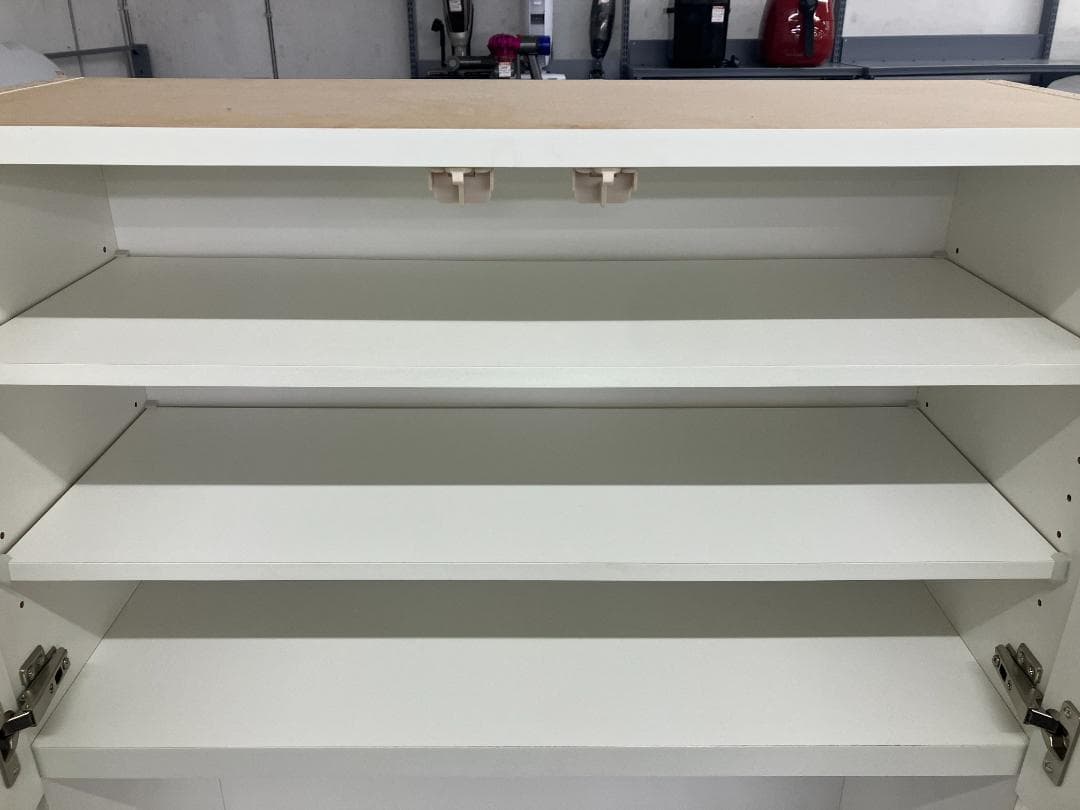 ニトリ 食器棚 キッチンボード ソレル80KB ホワイト