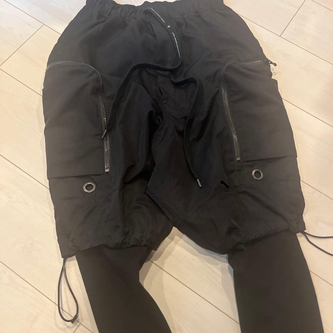 JULIUS NILoS ユリウス　ニルズ ブラックサルエルパンツ