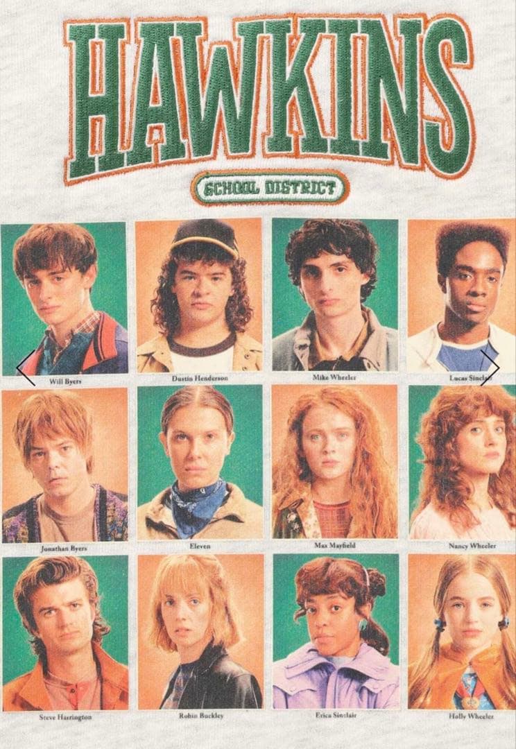 ストレンジャーシングス　niko and… スウェット　　　袋付き