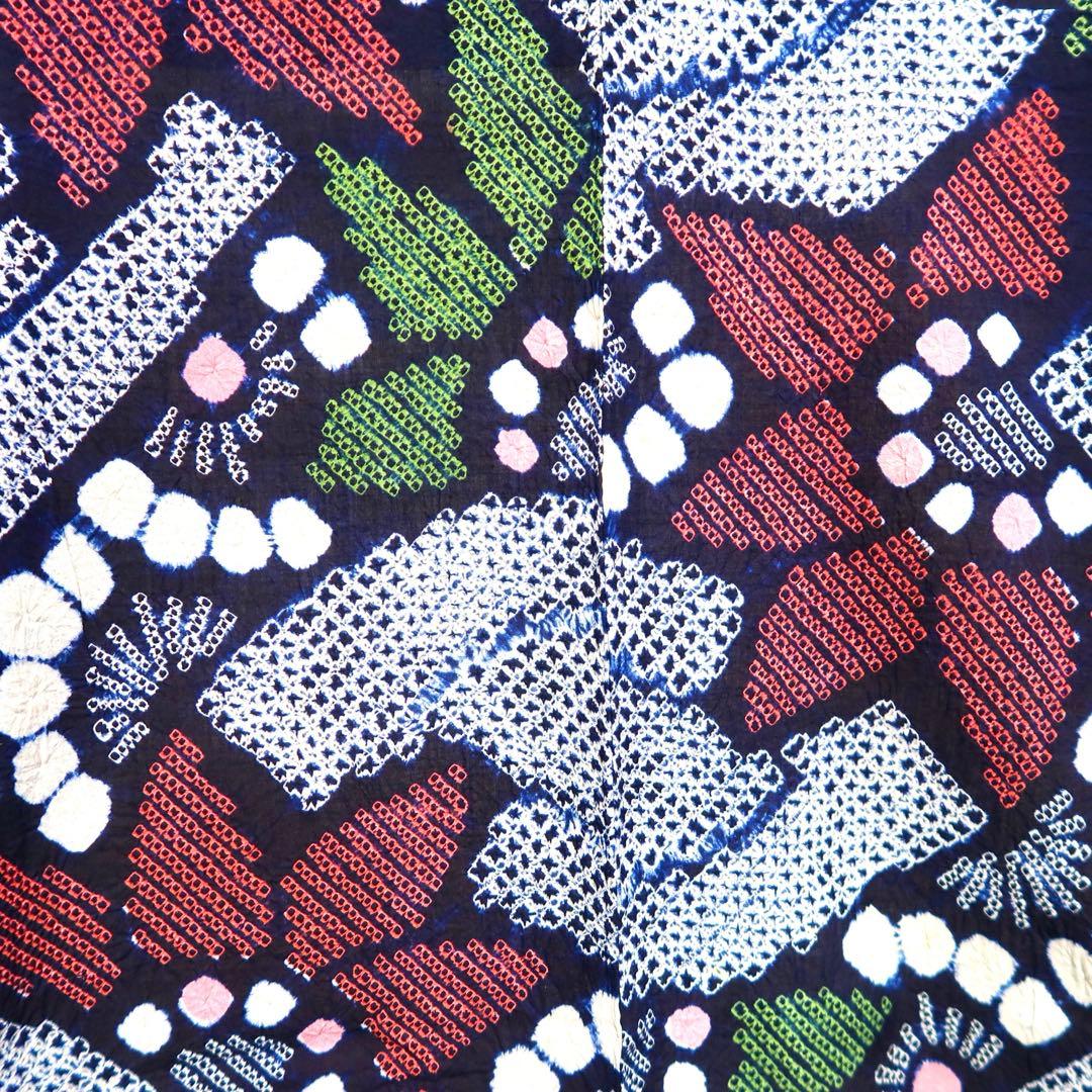 ［w15］浴衣　有松鳴海絞り　割引◎