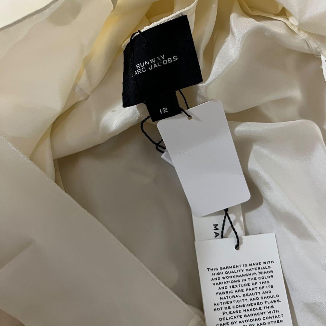 RUNWAY MARC JACOBS ドット リボン シルク シャツ 12