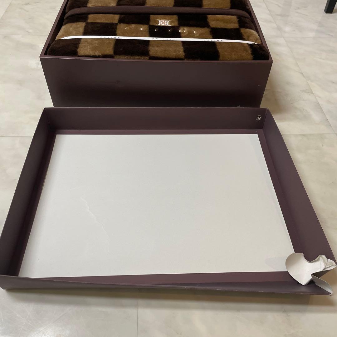 CELINE チェック柄　毛布