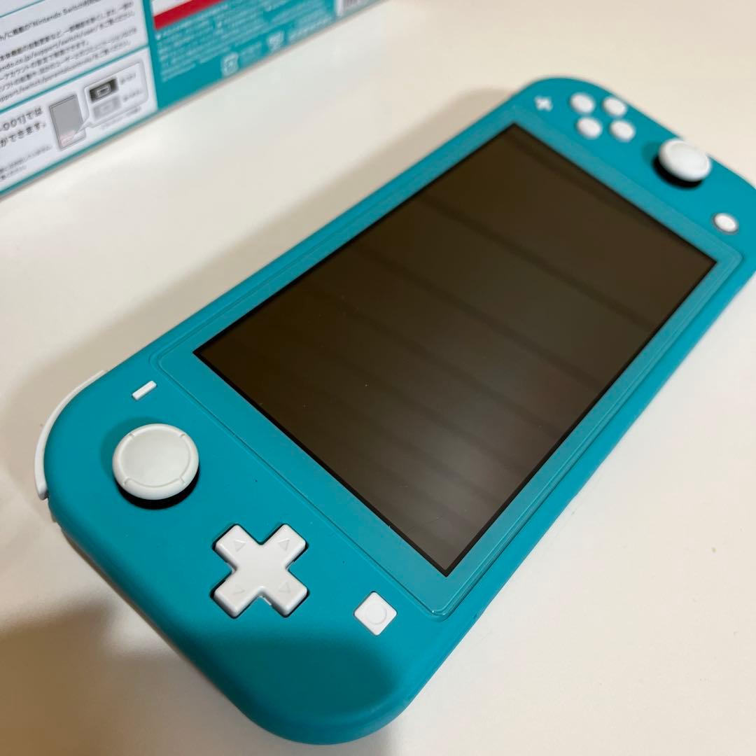 Nintendo Switch Lite ターコイズ 本体　スマブラソフト