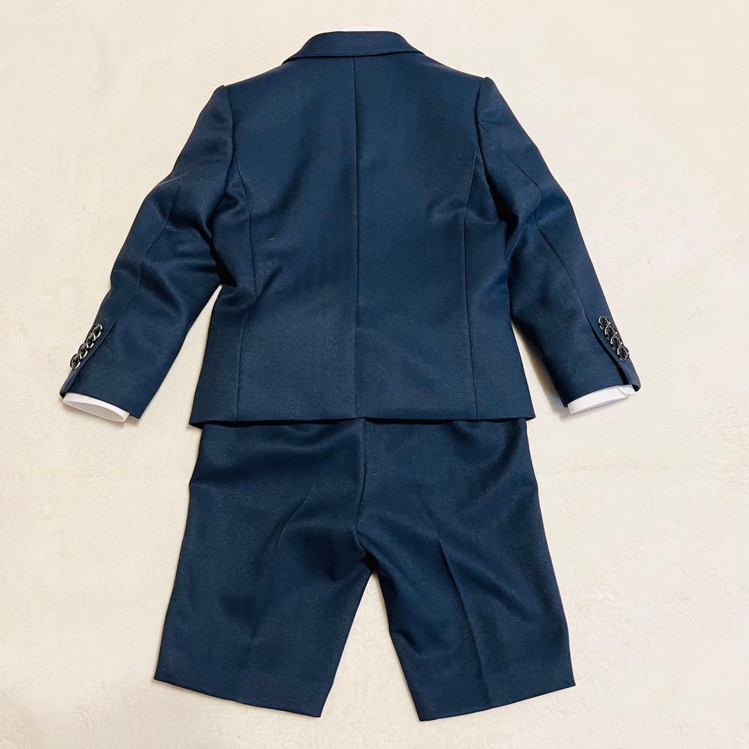 【数回使用程度】ウォルツバイビームスデザイン スーツ 110cm 蝶ネクタイ