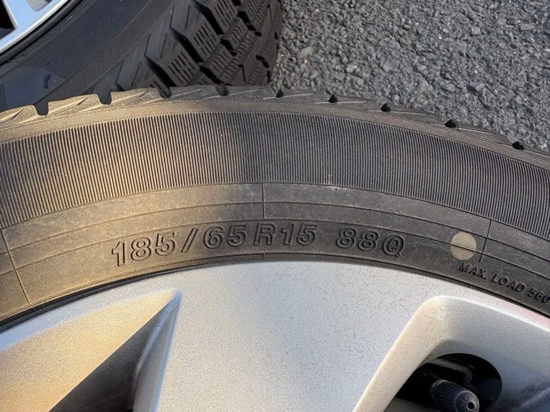 15インチ スチールホイール スタッドレス4本セット　ホンダ フリード