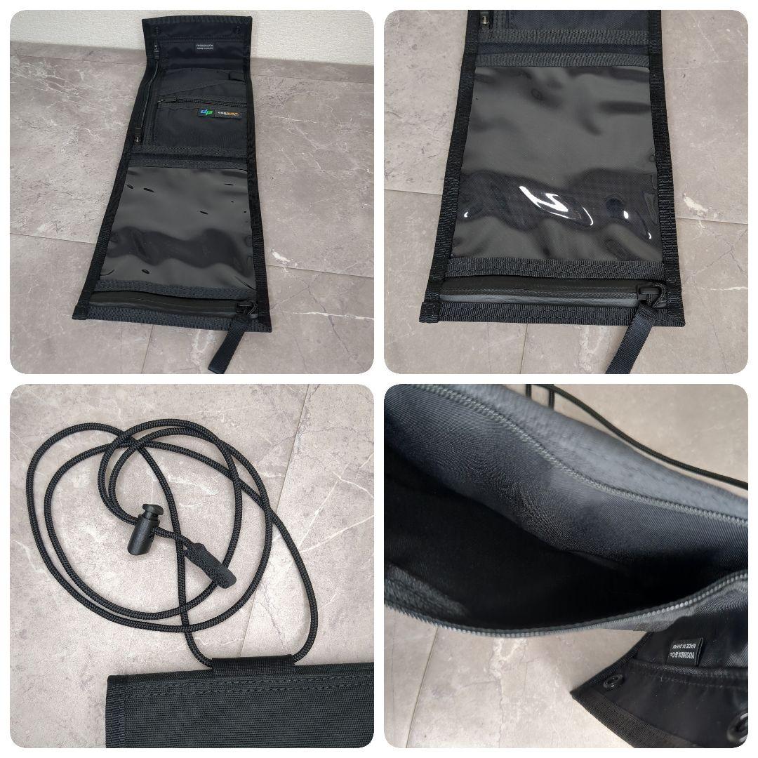 フラワー極美品☆PORTER HYBRID ブラック トラベルケース ハイ