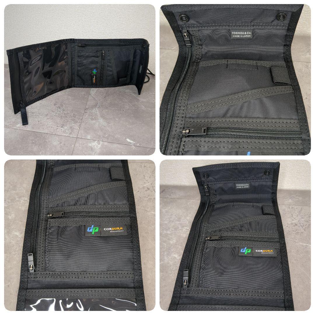 フラワー極美品☆PORTER HYBRID ブラック トラベルケース ハイ